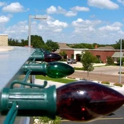 The Christmas Palace CHRISTMAS LIGHTS 100 FT C9 GREEN WIRE 12