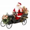 The Christmas Palace Santas 30" MUSICAL ANIMATED SANTA IN CLASSIC CAR BATTERY OPERATED