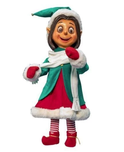 The Christmas Palace 4 FT PIXIE ELF GIRL ANIMATED INDOOR OVERSIZED DECOR 1 The Christmas Palace 4 FT PIXIE ELF GIRL ANIMATED INDOOR OVERSIZED DECOR