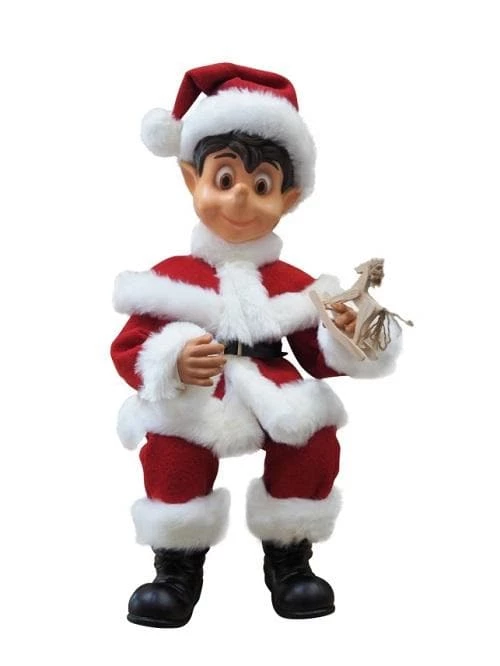 The Christmas Palace 4 FT BOY ELF WITH SANTA CLOTHES ANIMATED INDOOR OVERSIZED DECOR 1 The Christmas Palace 4 FT BOY ELF WITH SANTA CLOTHES ANIMATED INDOOR OVERSIZED DECOR