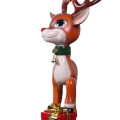 The Christmas Palace 3 FT CUTE REINDEER WITH GIFT OVERSIZED DECOR 5 The Christmas Palace 3 FT CUTE REINDEER WITH GIFT OVERSIZED DECOR