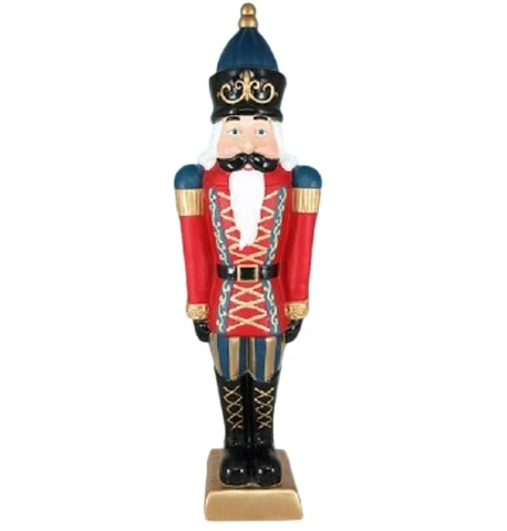 The Christmas Palace 3 FT RED & BLUE NUTCRACKER 1 The Christmas Palace 3 FT RED & BLUE NUTCRACKER