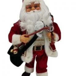 The Christmas Palace 17" ANIMATED SANTA PLAYING VIOLIN