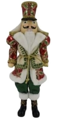 The Christmas Palace Nutcrackers 16" FESTIVE GREEN & RED SEQUIN NUTCRACKER 1 The Christmas Palace Nutcrackers 16" FESTIVE GREEN & RED SEQUIN NUTCRACKER