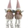The Christmas Palace Angels & Toppers 21" SITTING ANGELS BOY & GIRL ASSORTED SET OF 2
