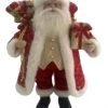 The Christmas Palace 2 FT RED & CHAMPANGE SANTA WITH GIFTS