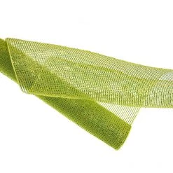 The Christmas Palace 20" X 10 YD APPLE GREEN METALLIC MESH