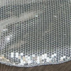 The Christmas Palace 48" SILVER SEQUIN TREE SKIRT