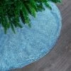 The Christmas Palace All About The Blues 60" ARCTIC BLUE GLITTER TREE SKIRT