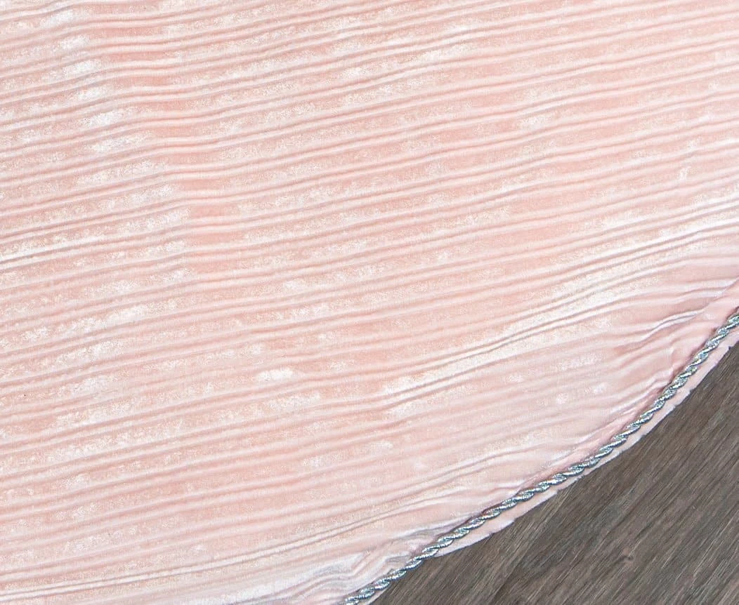 The Christmas Palace 60" PINK VELVET TREE SKIRT Pretty In Pink 2 The Christmas Palace 60" PINK VELVET TREE SKIRT Pretty In Pink