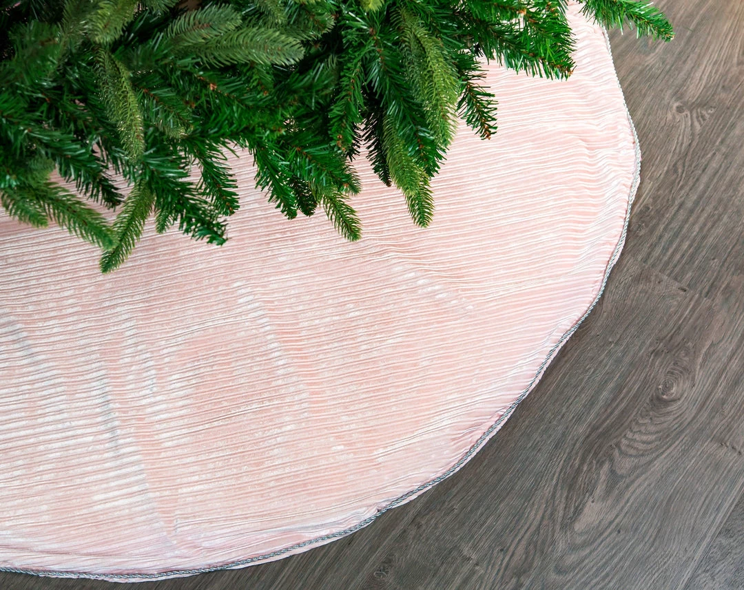 The Christmas Palace 60" PINK VELVET TREE SKIRT Pretty In Pink 1 The Christmas Palace 60" PINK VELVET TREE SKIRT Pretty In Pink