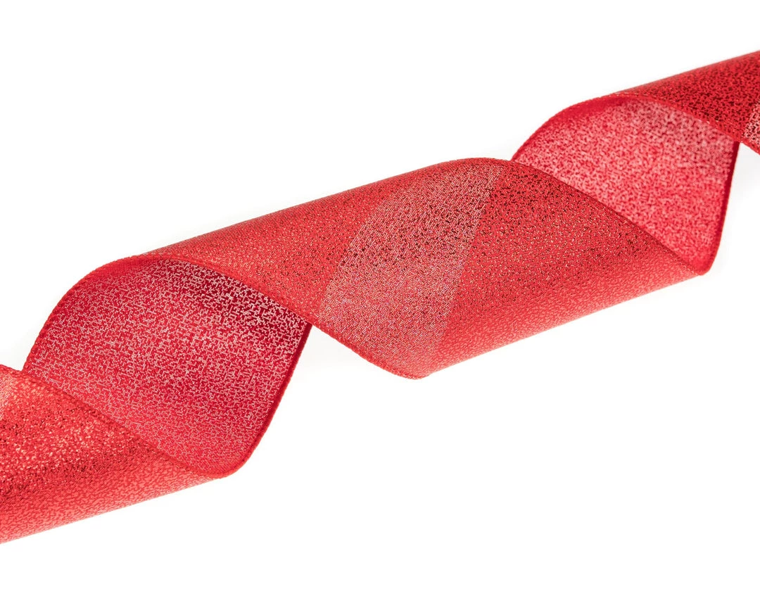 The Christmas Palace 4" X 10YD RED METALLIC RIBBON SET OF 3 3 The Christmas Palace 4" X 10YD RED METALLIC RIBBON SET OF 3
