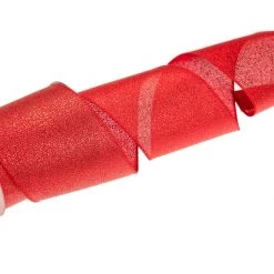 The Christmas Palace 4" X 10YD RED METALLIC RIBBON SET OF 3