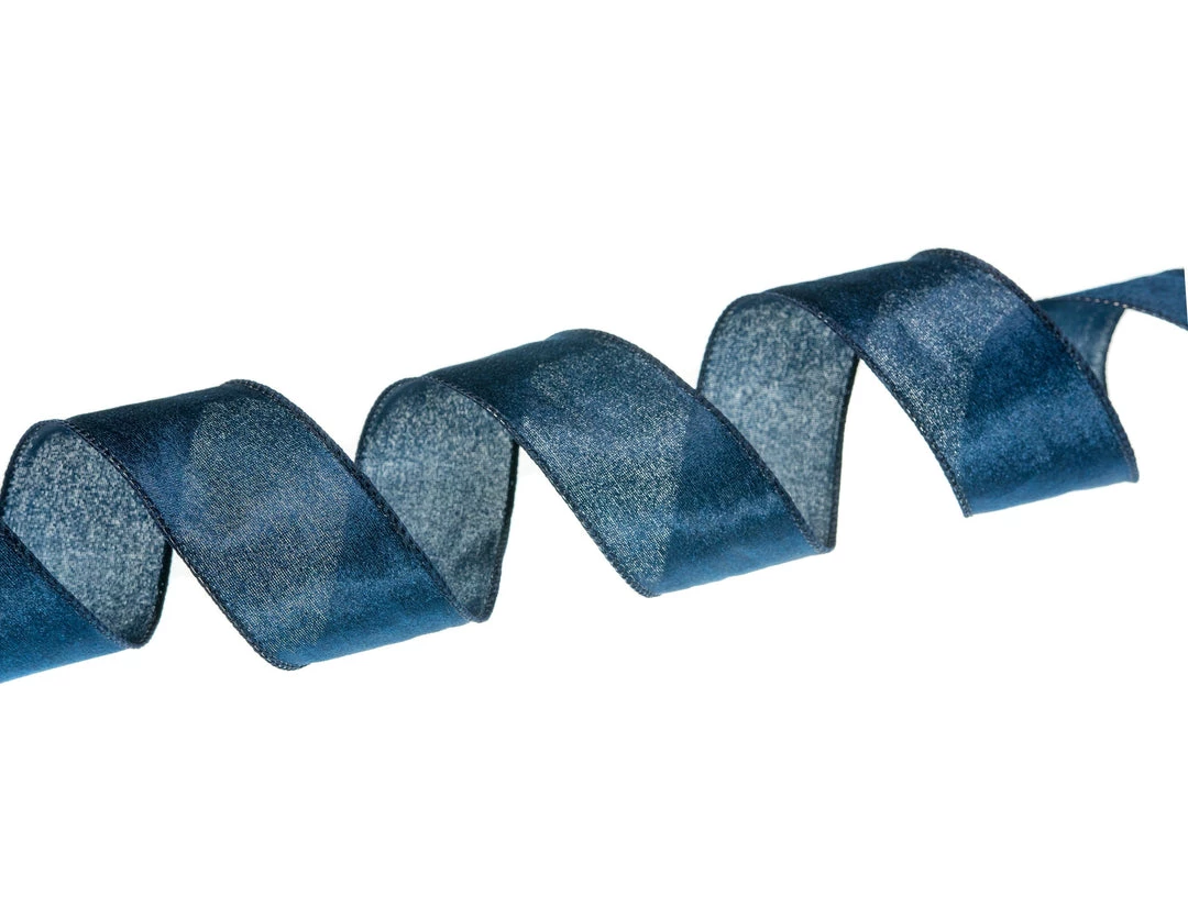 The Christmas Palace 2.5" X 10YD NAVY BLUE VELVET RIBBON SET OF 3 All About The Blues 3 The Christmas Palace 2.5" X 10YD NAVY BLUE VELVET RIBBON SET OF 3 All About The Blues