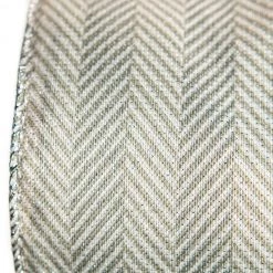 The Christmas Palace Ribbon & Bows 2.5" X 10YD GREY CHEVRON RIBBON SET OF 3