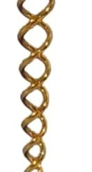 The Christmas Palace 12" COPPER SWIRL GLASS ICICLE SET OF 6