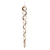 The Christmas Palace 11" SPIRAL ICICLE WITH GOLD GLITTER ORNAMENT SET OF 12 Christmas Ornaments