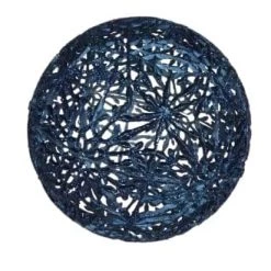 The Christmas Palace Christmas Ornaments 8" DARK BLUE SNOWFLAKE MATTE ORNAMENT SET OF 2