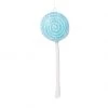 The Christmas Palace 10" TEAL LOLLIPOP WITH CLEAR GLITTER SET OF 12 Christmas Ornaments
