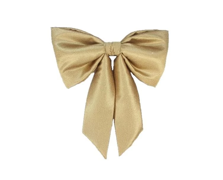 The Christmas Palace Ribbon & Bows 24" GOLD PLUSH BOW 1 The Christmas Palace Ribbon & Bows 24" GOLD PLUSH BOW