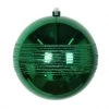 The Christmas Palace 6" GREEN GLITTER SHINY BALL SET OF 6