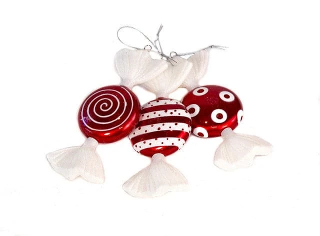 The Christmas Palace Christmas Ornaments 7" FLAT CANDY ORNAMENT PACK OF 6 1 The Christmas Palace Christmas Ornaments 7" FLAT CANDY ORNAMENT PACK OF 6