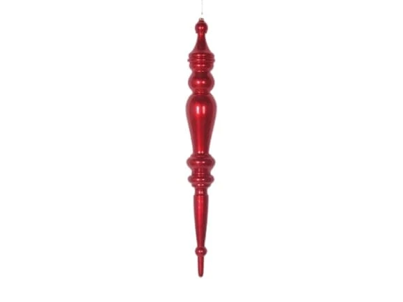The Christmas Palace 21" RED SHINY ICICLE SET OF 4 Christmas Ornaments 1 The Christmas Palace 21" RED SHINY ICICLE SET OF 4 Christmas Ornaments