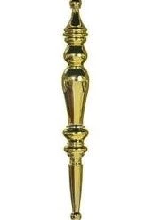 The Christmas Palace 21" GOLD SHINY ICICLE SET OF 4 Christmas Ornaments