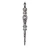 The Christmas Palace 16" SILVER GLITTER ICICLE SET OF 4