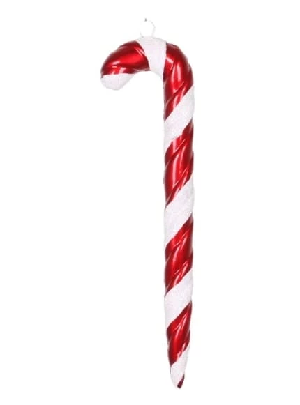 The Christmas Palace Christmas Ornaments 7" RED & WHITE CANDY CANE ORNAMENT SET OF 12 1 The Christmas Palace Christmas Ornaments 7" RED & WHITE CANDY CANE ORNAMENT SET OF 12