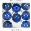 The Christmas Palace Shatterproof & Glass Sets 2.5" BLUE GLASS ORNAMENT SET OF SET OF 24