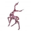 The Christmas Palace 7" PINK REINDEER ORNAMENT SET OF 4
