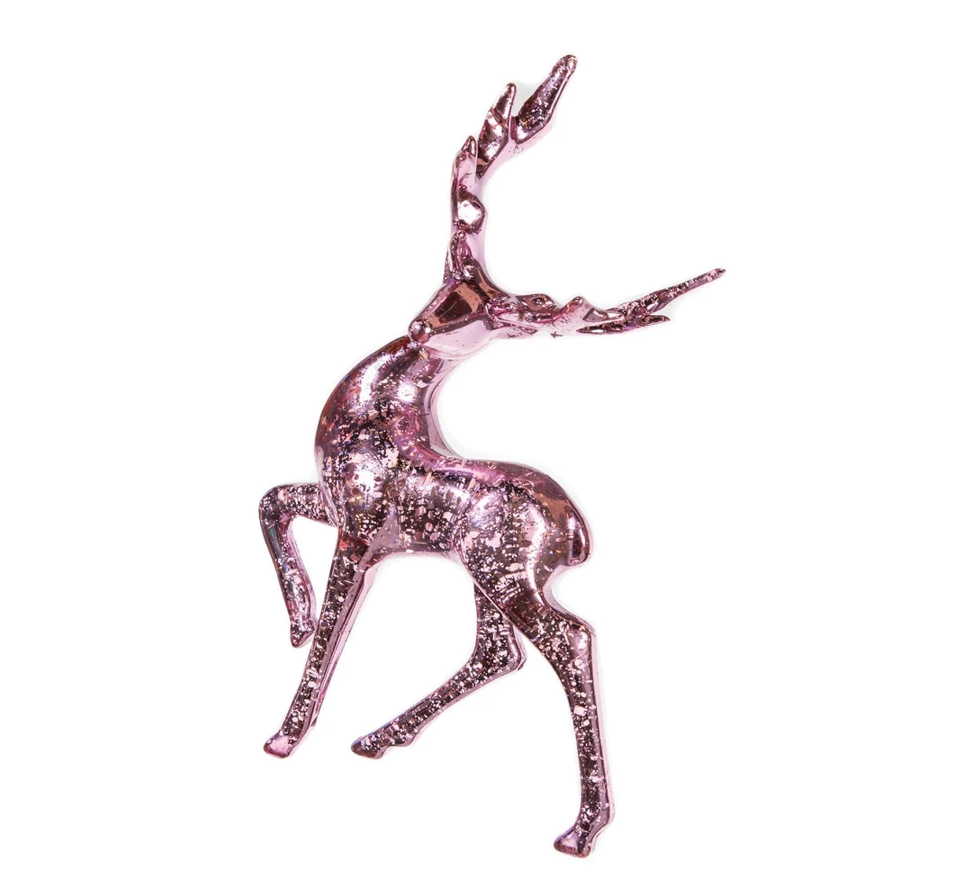 The Christmas Palace 7" PINK REINDEER ORNAMENT SET OF 4 1 The Christmas Palace 7" PINK REINDEER ORNAMENT SET OF 4