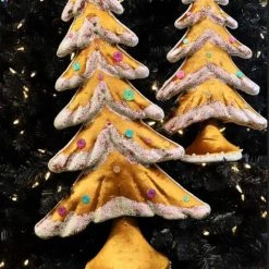 The Christmas Palace 26" BROWN FLOCKED TREE Sugar & Spice 9 The Christmas Palace 26