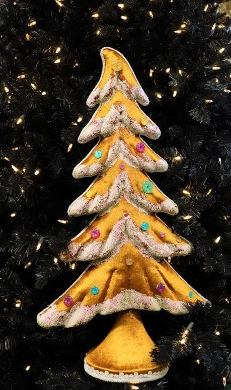 The Christmas Palace 26" BROWN FLOCKED TREE Sugar & Spice 3 The Christmas Palace 26" BROWN FLOCKED TREE Sugar & Spice