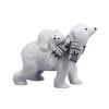 The Christmas Palace 10" POLAR BEAR & BABY WITH SCARF