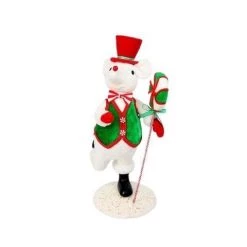The Christmas Palace 20" MOUSE WITH LOLLIPOP