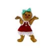 The Christmas Palace 8" HAPPY GINGERBREAD GIRL ORNAMENT Christmas Ornaments
