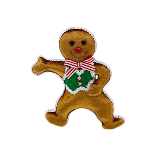 The Christmas Palace Christmas Ornaments 8" HAPPY GINGERBREAD BOY ORNAMENT 1 The Christmas Palace Christmas Ornaments 8" HAPPY GINGERBREAD BOY ORNAMENT