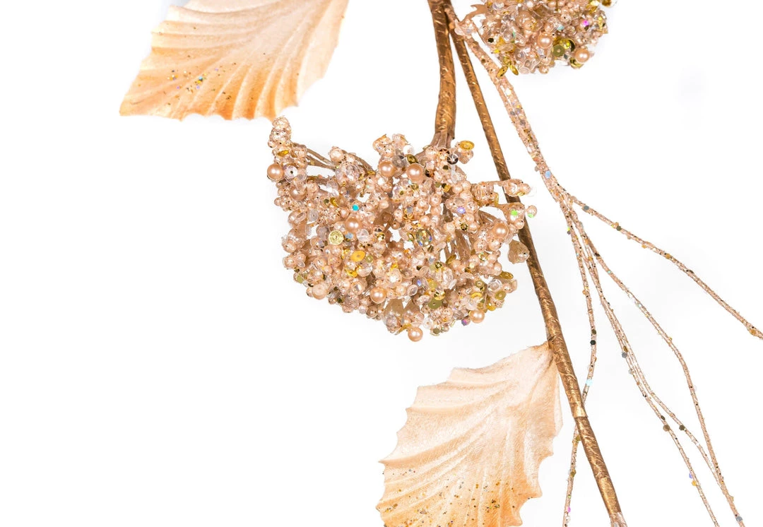 The Christmas Palace Stems & Picks 33" CHAMPAGNE FANCY JEWEL BRANCH SET OF 6 3 The Christmas Palace Stems & Picks 33" CHAMPAGNE FANCY JEWEL BRANCH SET OF 6