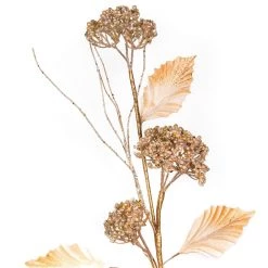 The Christmas Palace Stems & Picks 33" CHAMPAGNE FANCY JEWEL BRANCH SET OF 6