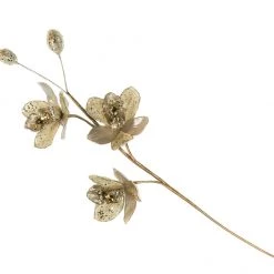 The Christmas Palace 26" IVORY ORCHID SPRAY SET OF 4 Stems & Picks