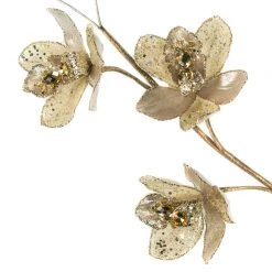 The Christmas Palace 26" IVORY ORCHID SPRAY SET OF 4 Stems & Picks