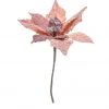 The Christmas Palace 20" BLUSH PINK POINSETTIA STEM SET OF 4