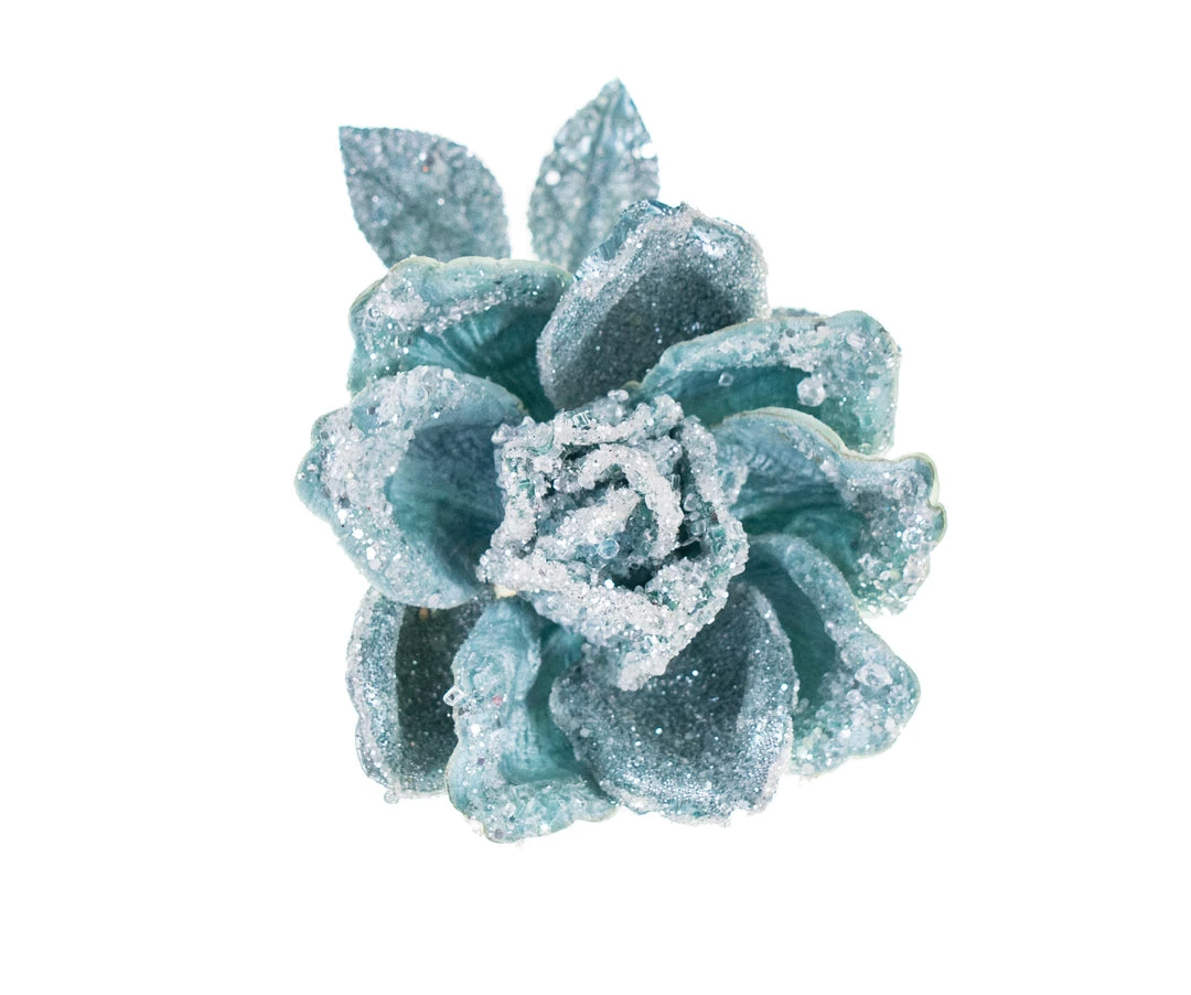 The Christmas Palace 28" ICE BLUE ROSE STEM SET OF 6 All About The Blues 4 The Christmas Palace 28" ICE BLUE ROSE STEM SET OF 6 All About The Blues