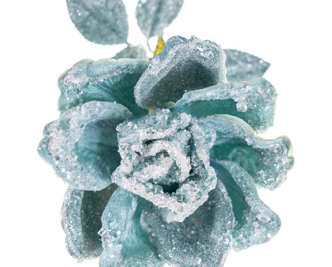 The Christmas Palace 28" ICE BLUE ROSE STEM SET OF 6 All About The Blues 3 The Christmas Palace 28" ICE BLUE ROSE STEM SET OF 6 All About The Blues