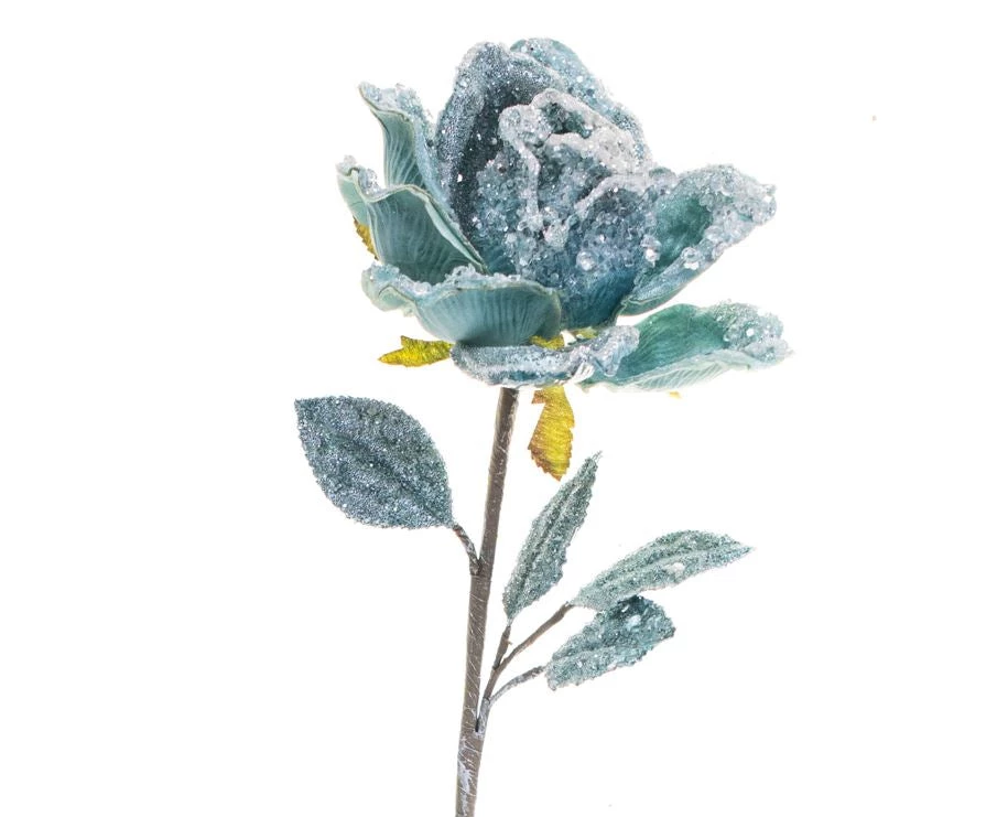 The Christmas Palace 28" ICE BLUE ROSE STEM SET OF 6 All About The Blues 2 The Christmas Palace 28" ICE BLUE ROSE STEM SET OF 6 All About The Blues