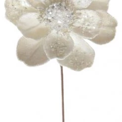 The Christmas Palace 17" MAGNOLIA STEM WITH LEAVES SET OF 6