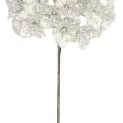 The Christmas Palace 19" HYDRANGEA STEM WITH LEAVES SET OF 6