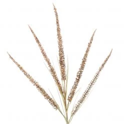 The Christmas Palace Stems & Picks 35" CAPPUCCINO GLITTER FANCY SPRAY SET OF 6